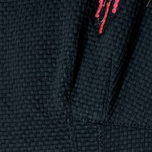 Thick fabric dark green dress size on a tag is 42, but fit size S - Picture 2 of 5